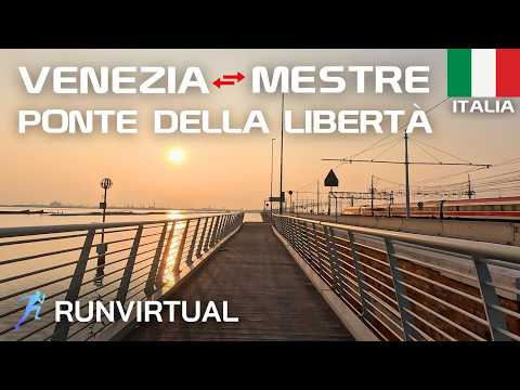 Running in Italy: Ponte della Libertà, Venice ↔ Mestre