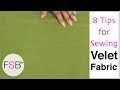 Sewing With Velvet