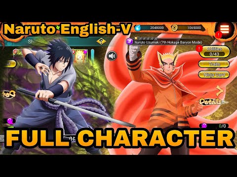 Naruto English-V / Free All Character + Free Skin 20th anniversary