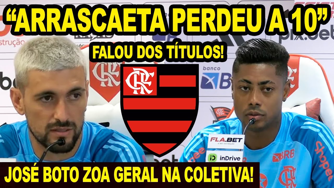 “ARRASCAETA PERDEU A 10” BOTO ZOA GERAL NA COLETIVA! BRUNO HENRIQUE FALA SOBRE SUPERAÇÃO E TÍTULOS!