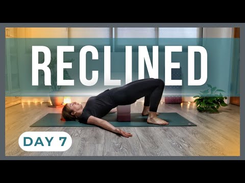 Yin Yoga Bedtime: 30-Min Reclined Stretch with Props | Challenge Day 7