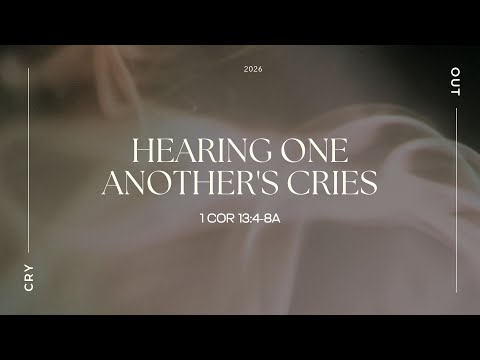 Hearing One Another's Cries with Rev Sandra Chi (1045am, 25 Jan 2026)