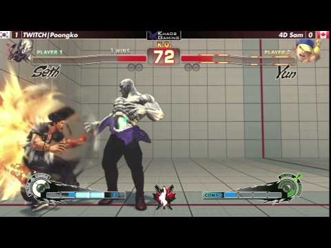 CC2014 USF4 P1 WQUAL   Poongko SET vs 4D Sam YUN