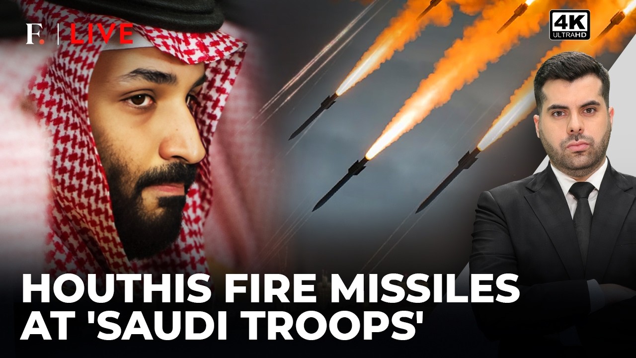 Watch: Houthis Unleash Missiles, Drones On Saudi Arabia, Strike Yemen Port | Firstpost Live | 4K
