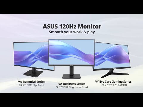 ASUS Work & Play 120Hz Monitors: Level Up Your Productivity & Gaming!