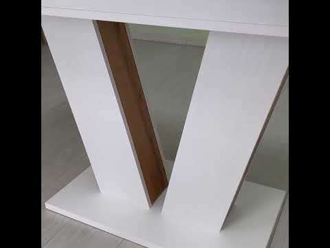 Миниатюра изображения товара Обеденный стол Eligard Kai раздвижной 118-157x76x72 (белый структурный)