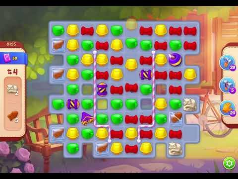 HomeScapes Level 8195 no boosters (16 moves)