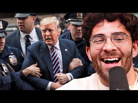 Hasanabi reacts to Trump getting Arrested