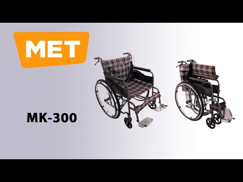 фото механическая инвалидная кресло-коляска met stadik 300 0