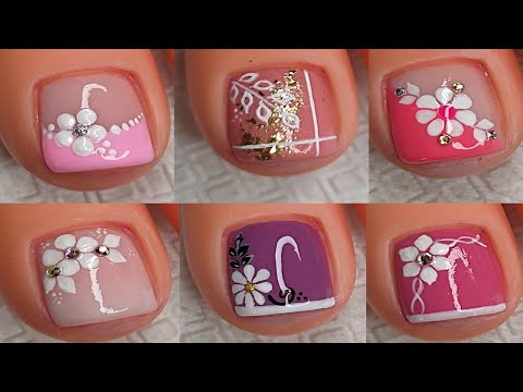 DISEÑOS DE UÑAS CON FLORES FÁCILES Y SENCILLOS | UÑAS ELEGANTES 🌸🌺🌺