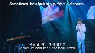 L solo ft. Sungjong - I Temporary Lived By Your Side Live (Hangul+Romanization+English)