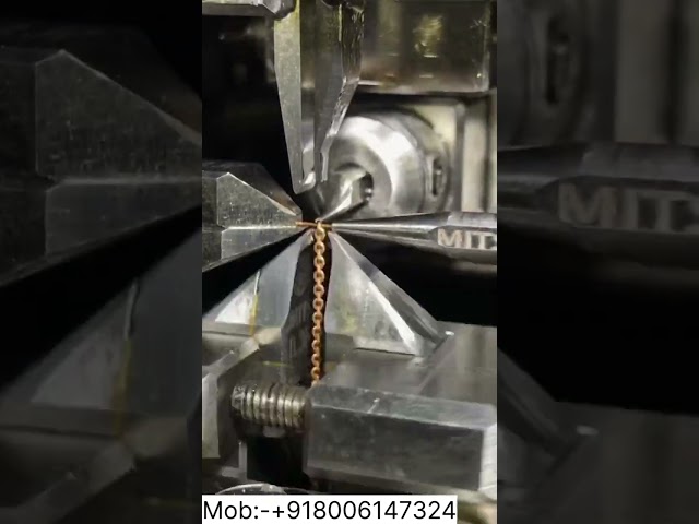 Jewelry Chain Making Machine - Gold Side Cut Anchor Chain Machine ...