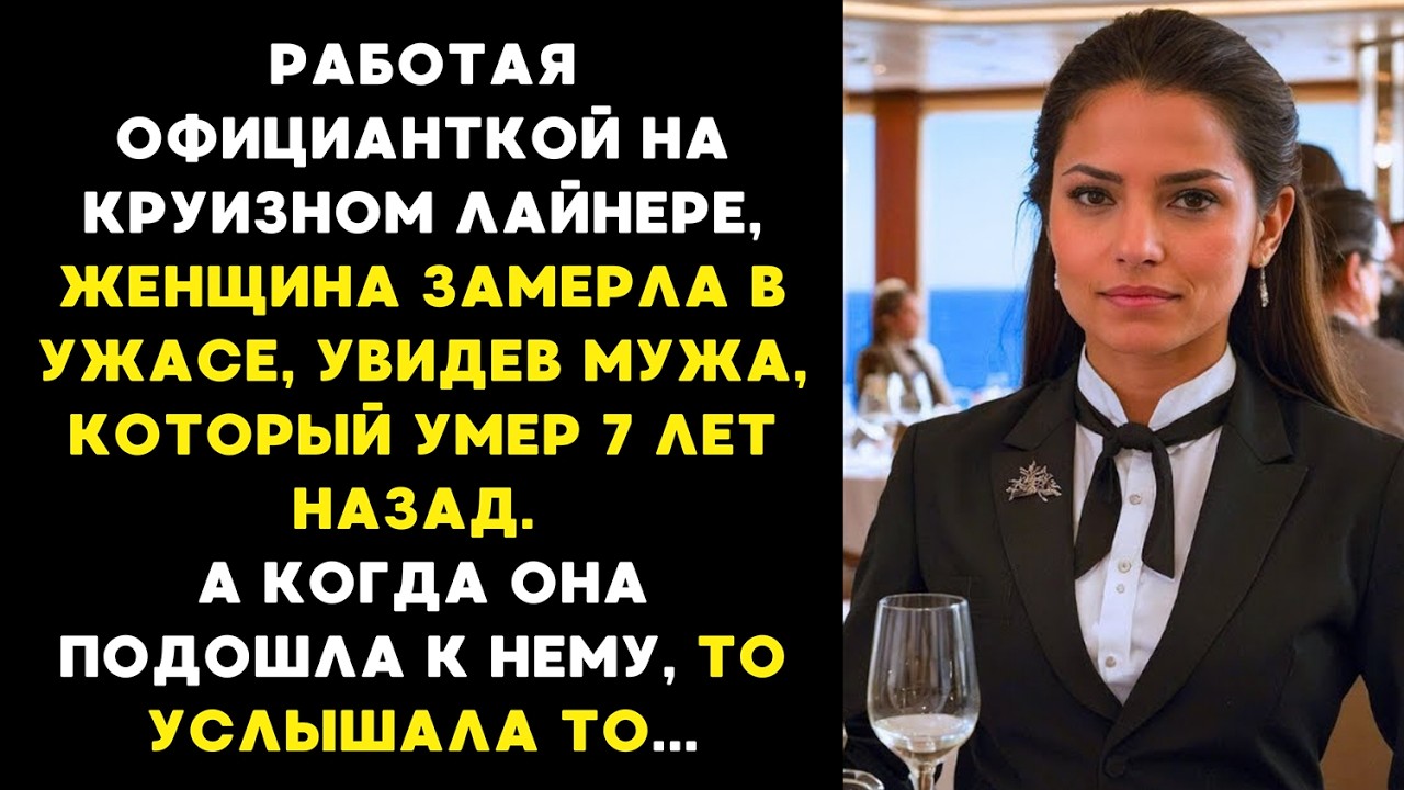 ОФИЦИАНТКА замерла, когда УВИДЕЛА МУЖА, который ПОГИБ 7 лет назад...А когда она подошла, то...