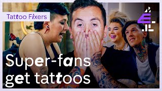 Cheryl and Bieber Superfan Tattoos | Tattoo Fixers