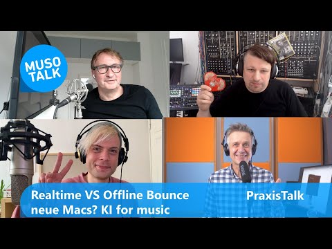 Realtime oder Offline Bouncen? neue Macs? KI makes music -Stammtisch