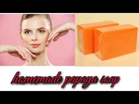 Skin whitening soap making