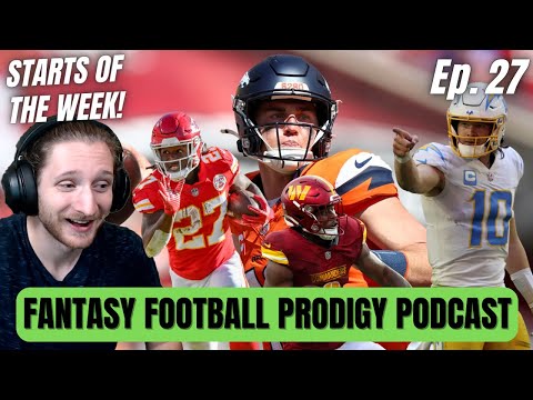 Week 12 Starts Of The Week! | The FFP Podcast Ep. 27 (11/23/2024)