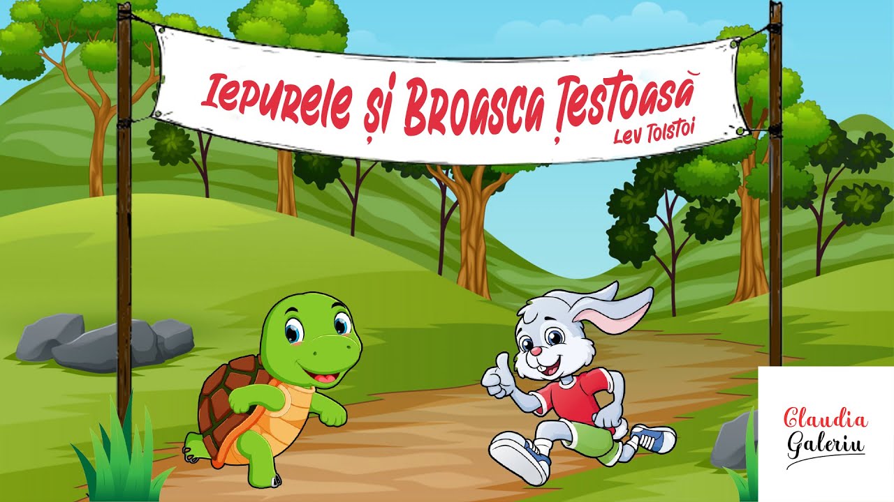 Iepurele si Broasca Testoasa Lev Tolstoi | Fabule pentru Copii cu Morala | Povesti cu Talc