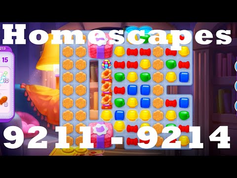 Homescapes Level 9211 - 9214 HD | 3 - match game | gameplay | android | ios | 9212 | 9213