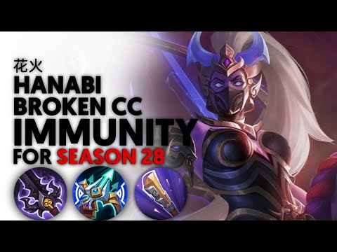 HANABI BROKEN CC IMMUNITY ! HANABI BEST BUILD FOR SEASON 28