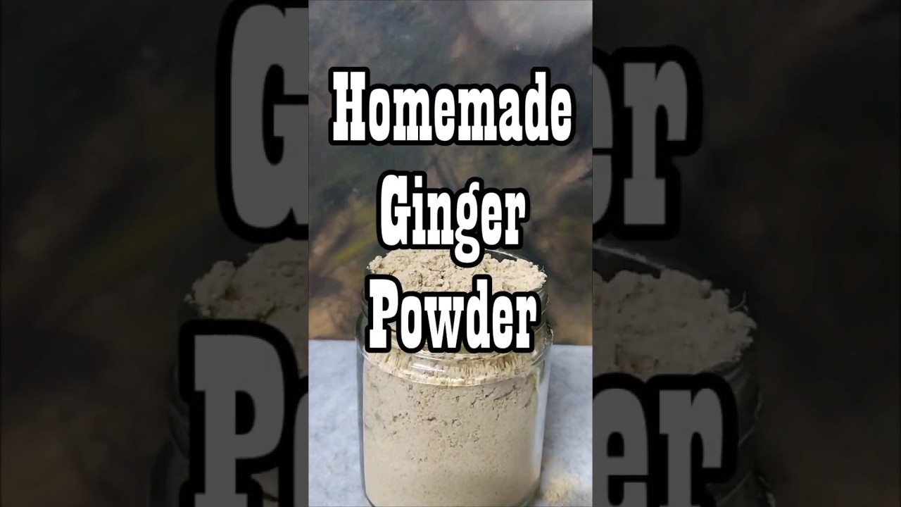 Homemade Ginger Powder Recipe | how to make dry ginger powder #shorts #homemade #cookingtips