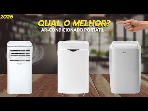 QUAL O MELHOR AR CONDICIONADO PORTÁTIL DE 2026? | TOP 3 com 12.000 BTUs