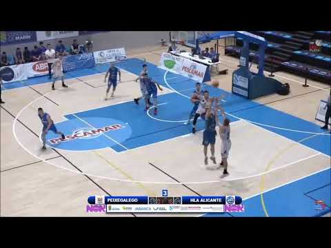 Todos los triples del HLA Alicante en su último partido en LEB Plata