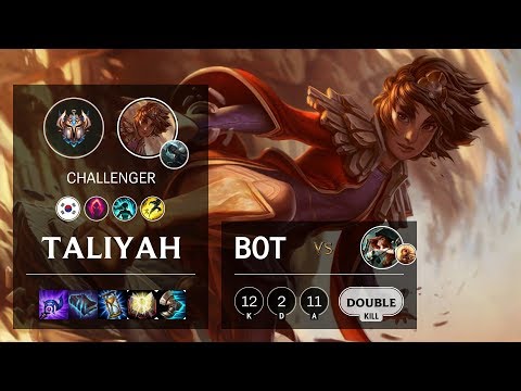 Taliyah Bot vs Miss Fortune - KR Challenger Patch 10.12