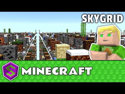Kiivetään Kartan Päälle!  | Minecraft SkyGrid