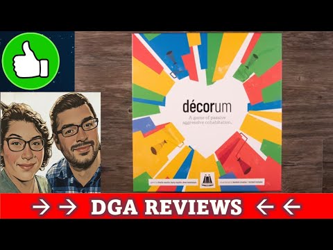 DGA Reviews Board Games: Decorum (Cozy Game Night)
