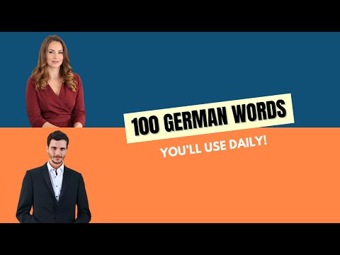 Learn 100+ Everyday German Words with English Translations | German Vocabulary for Beginners