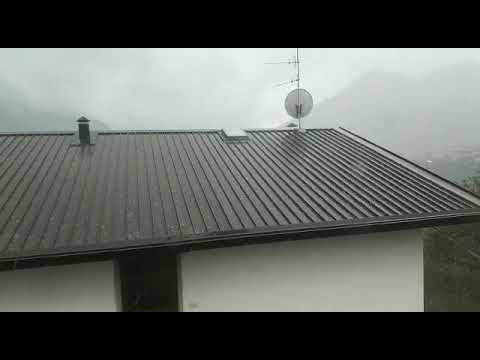 Sabato 11 maggio: grandine in Valseriana