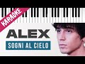 Alex | Sogni Al Cielo | AMICI 21 // Piano Karaoke con Testo