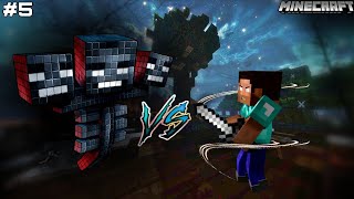 My Survival series first time | fight to wither | #5 Minecraft...