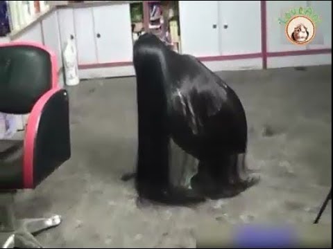 Super long hair girl V2.... So long hair, she is a lovely girl