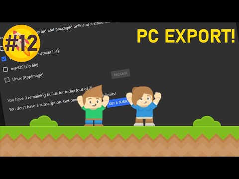 GDevelop 5 Platformer Tutorial #12 | Exporting to PC