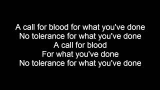 (LYRICS) Hatebreed - A Call For Blood