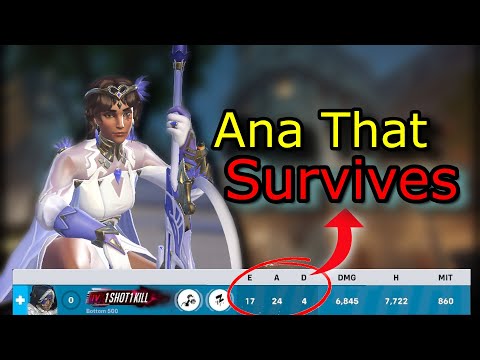 How to Stay Alive AND Carry | Masters Ana Gameplay - Overwatch 2