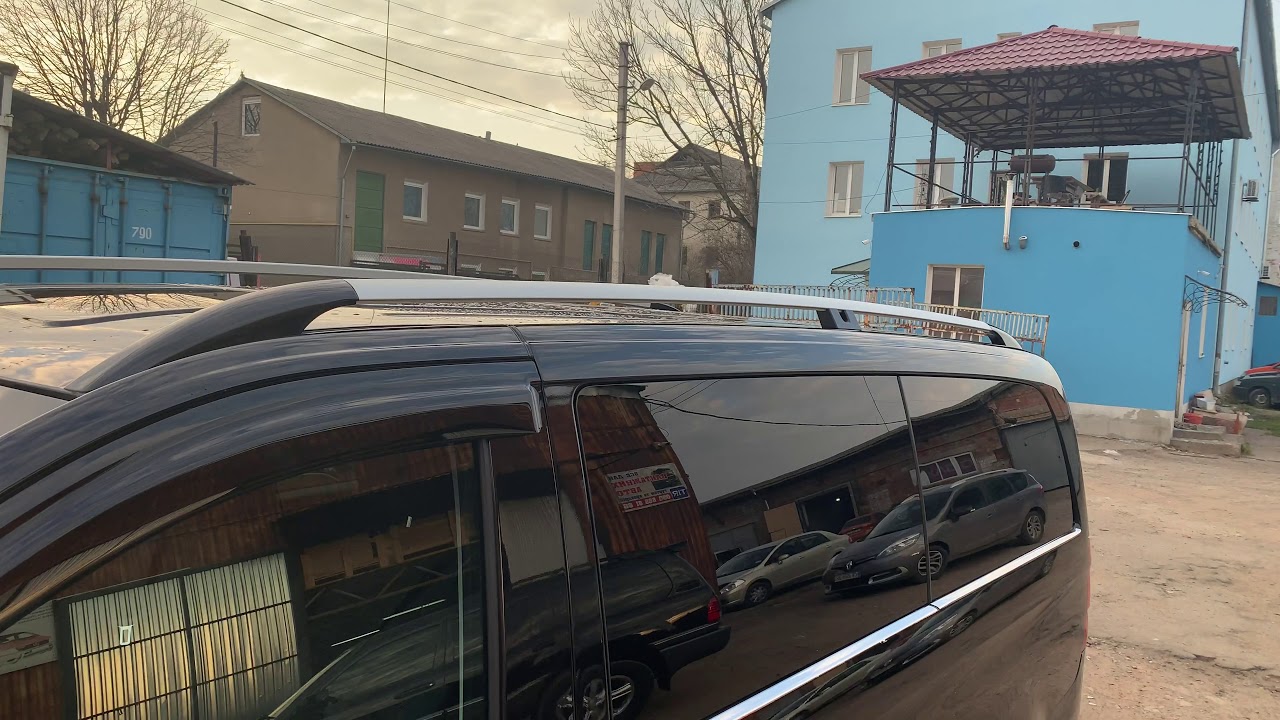 Рейлинги Хром CAN Оригинальный Дизайн (Металлические Ножки) Video 1