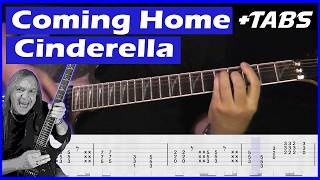Coming Home Guitar Lesson - Cinderella | Complete Breakdown (Riffs, Chords & Techniques)