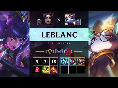 LeBlanc Support vs Yuumi - NA Diamond Patch 25.17