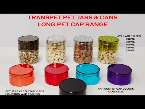 Pet jar Can with screw type long cap