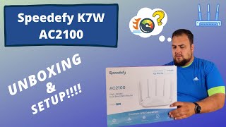 Speedefy AC2100 Smart Wi-Fi Router (White)