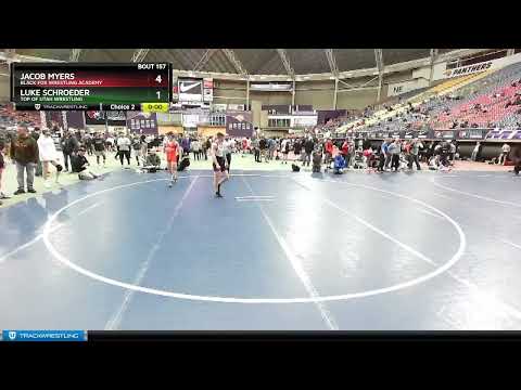 126 Lbs Champ. Round 2 - Luke Schroeder, Top Of Utah Wrestling Vs Jacob Myers, Black Fox Wrestling