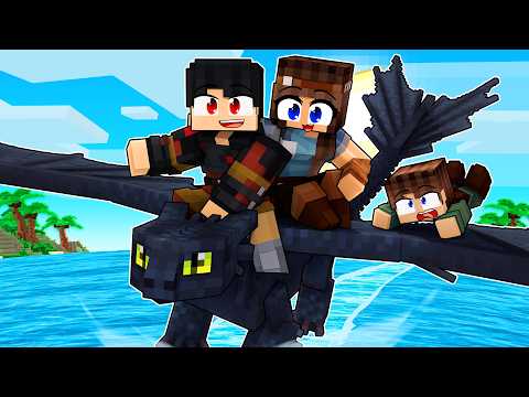 Eu tenho uma FAMILIA de TREINAR DE DRAGÕES no Minecraft