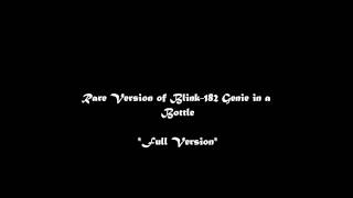 Blink-182-Genie In A Bottle &amp; 13 Miles Medley (Rare)