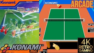 Konami's Ping Pong ( Konami 1985 ) 4k 60fps Longplay