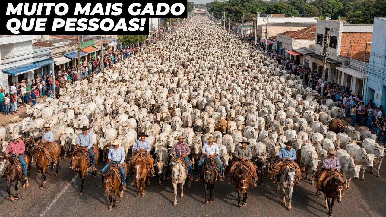 CONHEÇA A CIDADE COM O MAIOR REBANHO DE GADO DO BRASIL - INCRÍVEL!