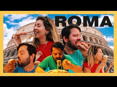 As comidas mais INCRÍVEIS da ITÁLIA 🇮🇹 | ROMA La Città Eterna