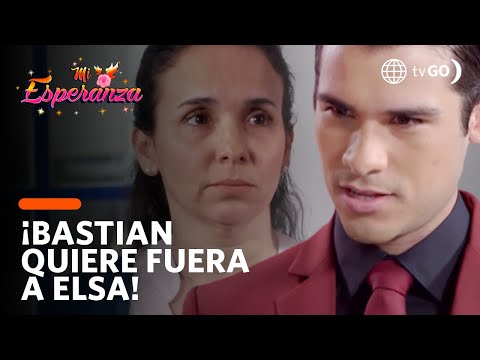 Bastian doesn't want Elsa to stay with Aníbal's company! | Mi Esperanza | América Televisión